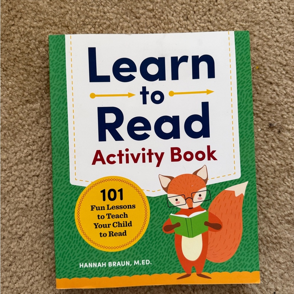 Learn to Read Activity Book new